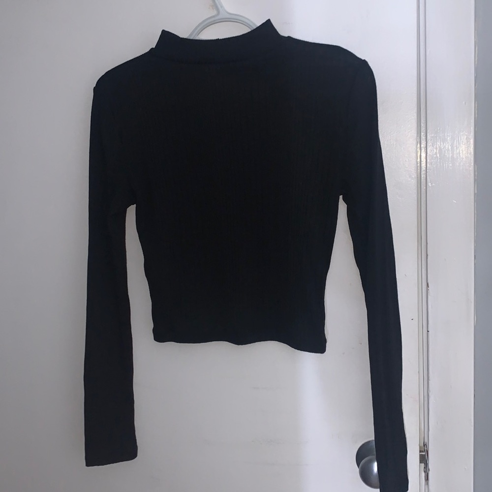 High neck long sleeve